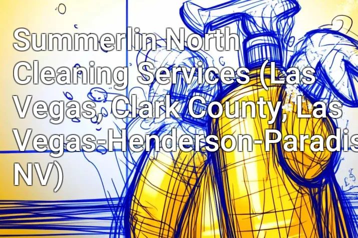 Summerlin North Cleaning Services (Las Vegas, Clark County, Las Vegas-Henderson-Paradise, NV)