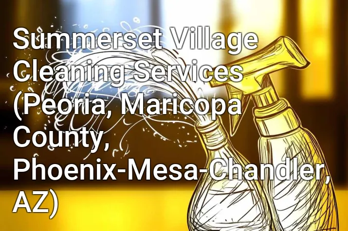 Summerset Village Cleaning Services (Peoria, Maricopa County, Phoenix-Mesa-Chandler, AZ)