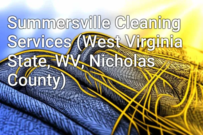 Summersville Cleaning Services (West Virginia State, WV, Nicholas County)