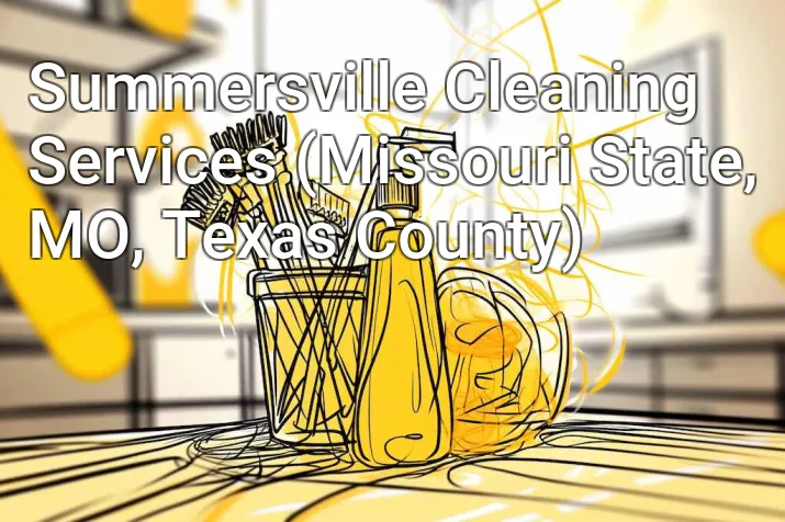 Summersville Cleaning Services (Missouri State, MO, Texas County)