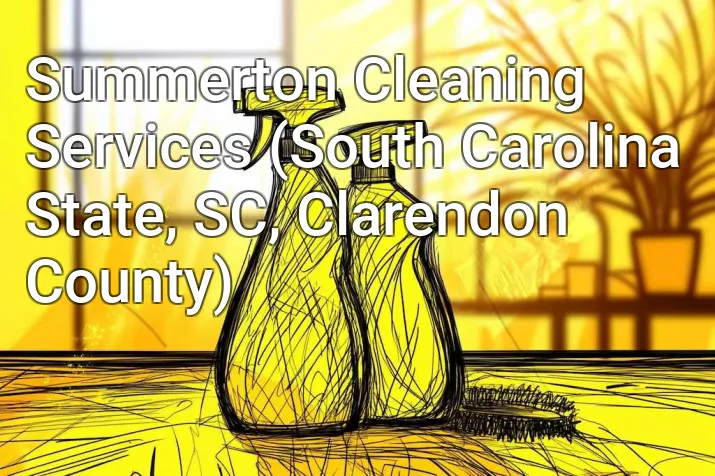 Summerton Cleaning Services (South Carolina State, SC, Clarendon County)