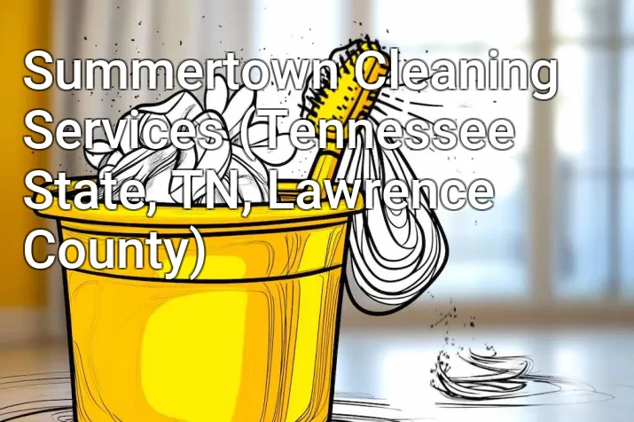Summertown Cleaning Services (Tennessee State, TN, Lawrence County)