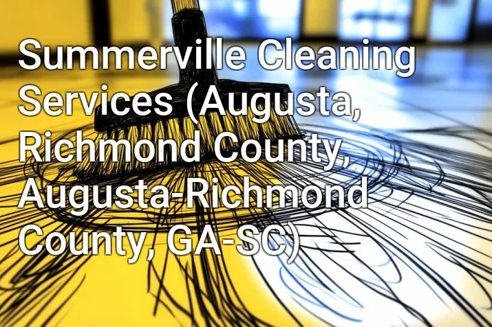 Summerville Cleaning Services (Augusta, Richmond County, Augusta-Richmond County, GA-SC)