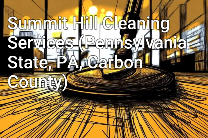 Summit Hill Cleaning Services (Pennsylvania State, PA, Carbon County)