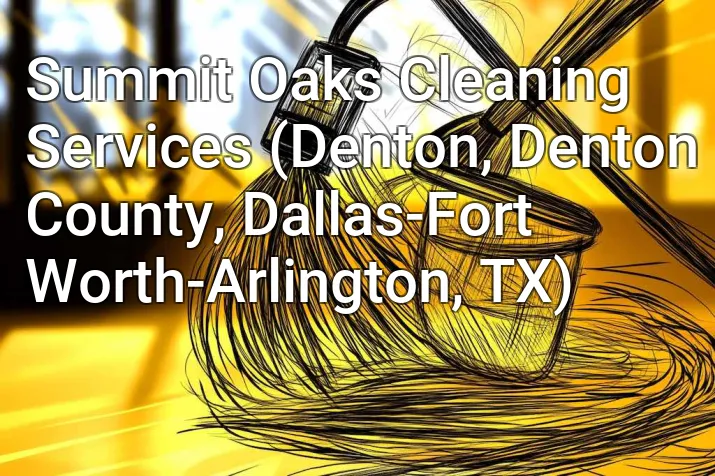 Summit Oaks Cleaning Services (Denton, Denton County, Dallas-Fort Worth-Arlington, TX)