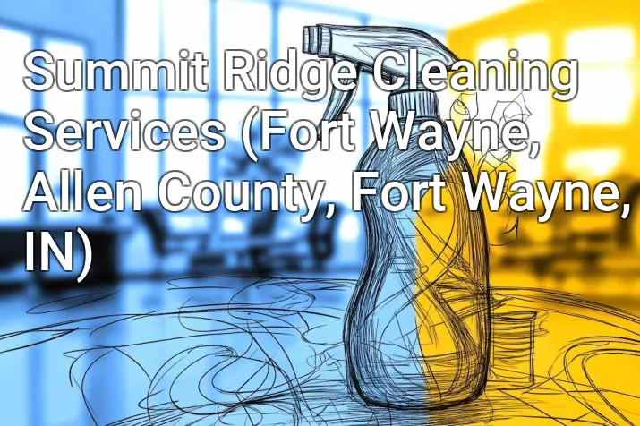 Summit Ridge Cleaning Services (Fort Wayne, Allen County, Fort Wayne, IN)