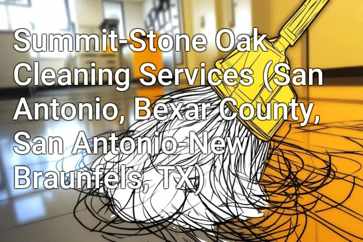 Summit-Stone Oak Cleaning Services (San Antonio, Bexar County, San Antonio-New Braunfels, TX)