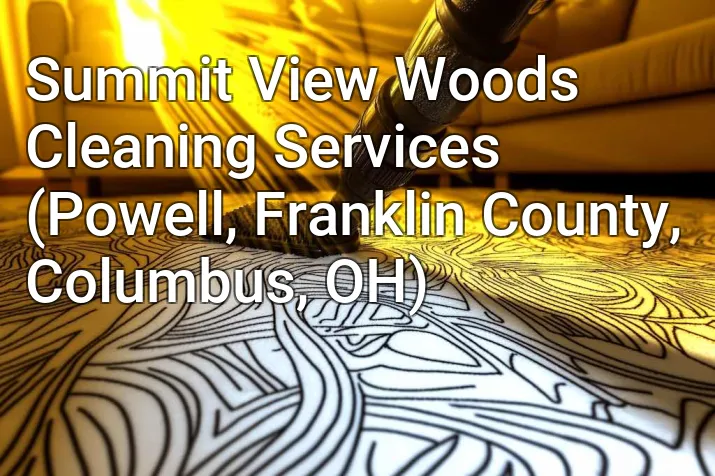 Summit View Woods Cleaning Services (Powell, Franklin County, Columbus, OH)