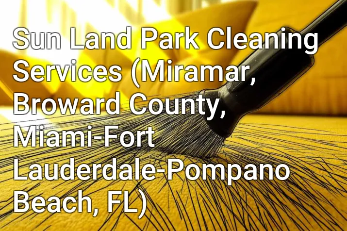 Sun Land Park Cleaning Services (Miramar, Broward County, Miami-Fort Lauderdale-Pompano Beach, FL)