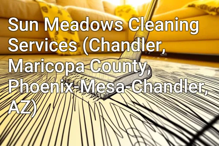 Sun Meadows Cleaning Services (Chandler, Maricopa County, Phoenix-Mesa-Chandler, AZ)