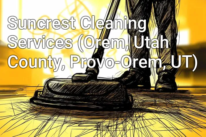 Suncrest Cleaning Services (Orem, Utah County, Provo-Orem, UT)