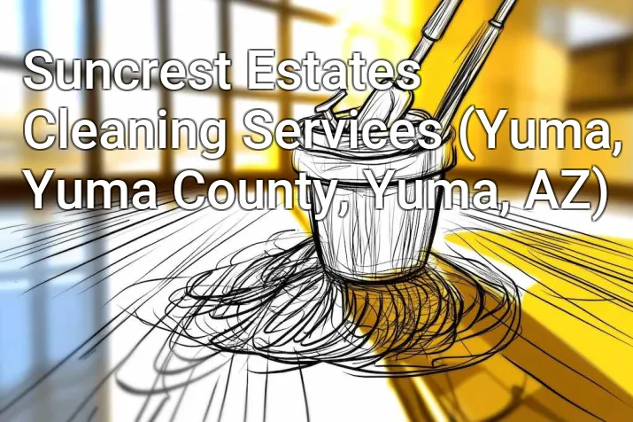 Suncrest Estates Cleaning Services (Yuma, Yuma County, Yuma, AZ)