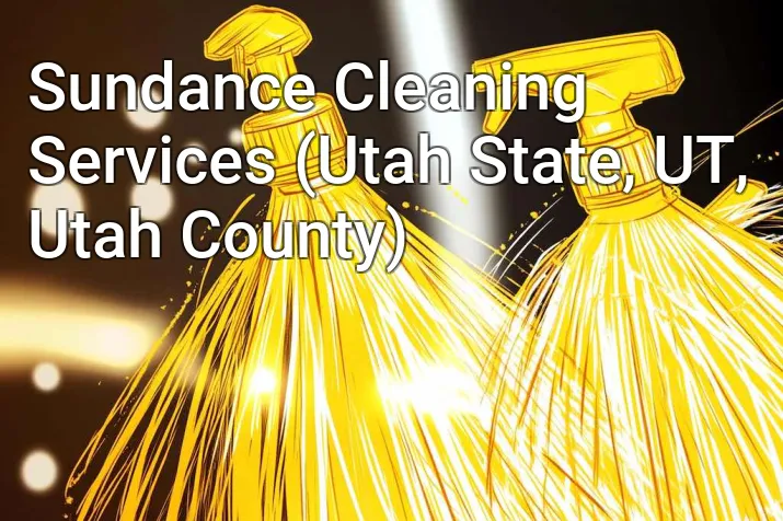 Sundance Cleaning Services (Utah State, UT, Utah County)