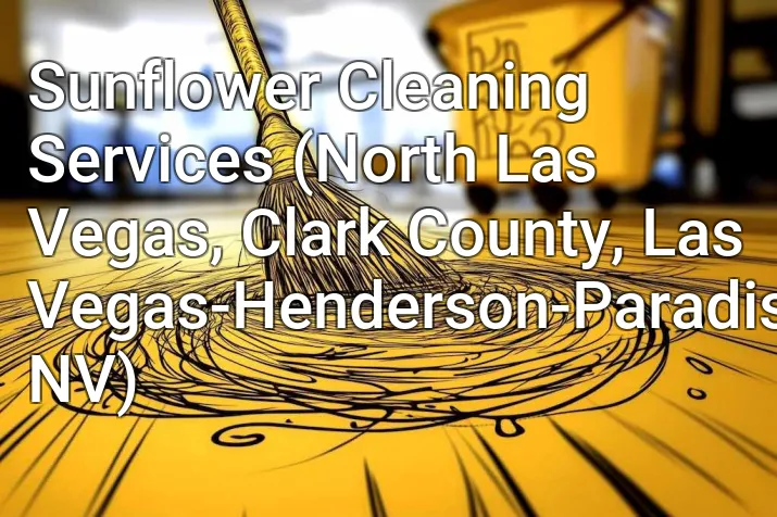 Sunflower Cleaning Services (North Las Vegas, Clark County, Las Vegas-Henderson-Paradise, NV)