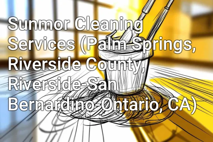 Sunmor Cleaning Services (Palm Springs, Riverside County, Riverside-San Bernardino-Ontario, CA)