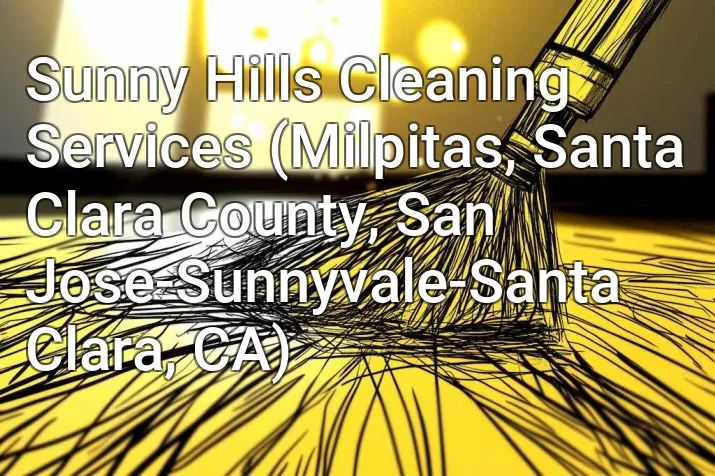 Sunny Hills Cleaning Services (Milpitas, Santa Clara County, San Jose-Sunnyvale-Santa Clara, CA)