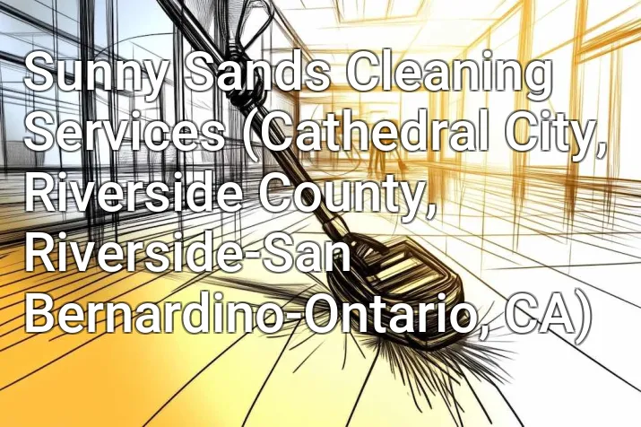 Sunny Sands Cleaning Services (Cathedral City, Riverside County, Riverside-San Bernardino-Ontario, CA)