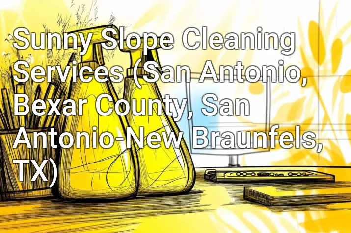 Sunny Slope Cleaning Services (San Antonio, Bexar County, San Antonio-New Braunfels, TX)