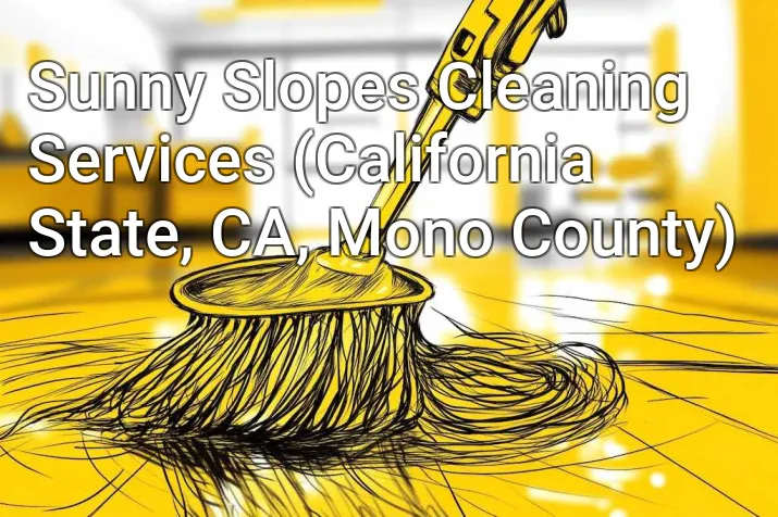 Sunny Slopes Cleaning Services (California State, CA, Mono County)