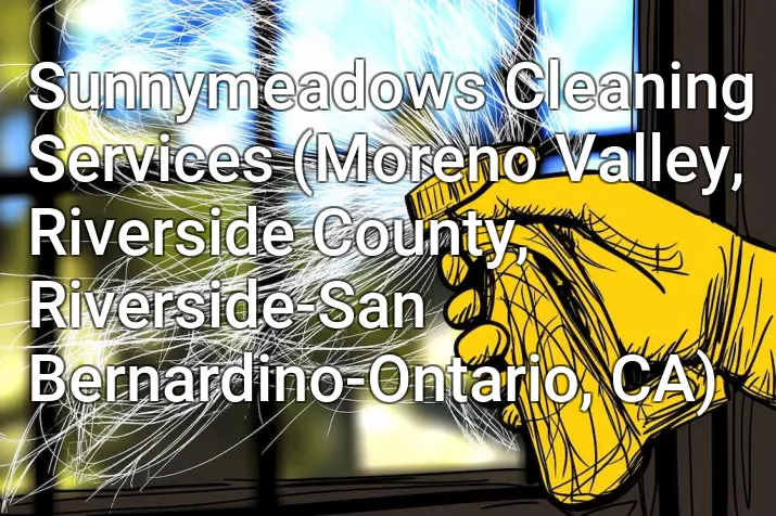 Sunnymeadows Cleaning Services (Moreno Valley, Riverside County, Riverside-San Bernardino-Ontario, CA)