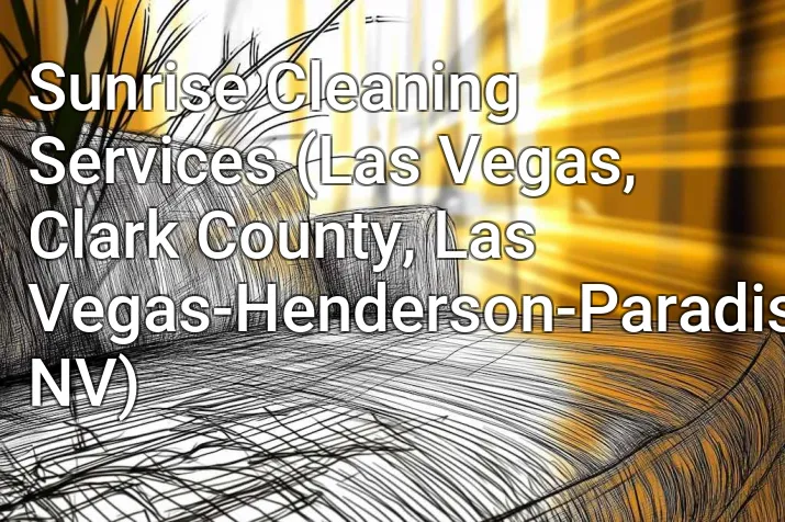 Sunrise Cleaning Services (Las Vegas, Clark County, Las Vegas-Henderson-Paradise, NV)