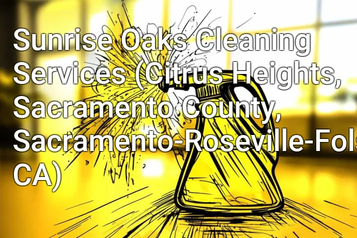 Sunrise Oaks Cleaning Services (Citrus Heights, Sacramento County, Sacramento-Roseville-Folsom, CA)