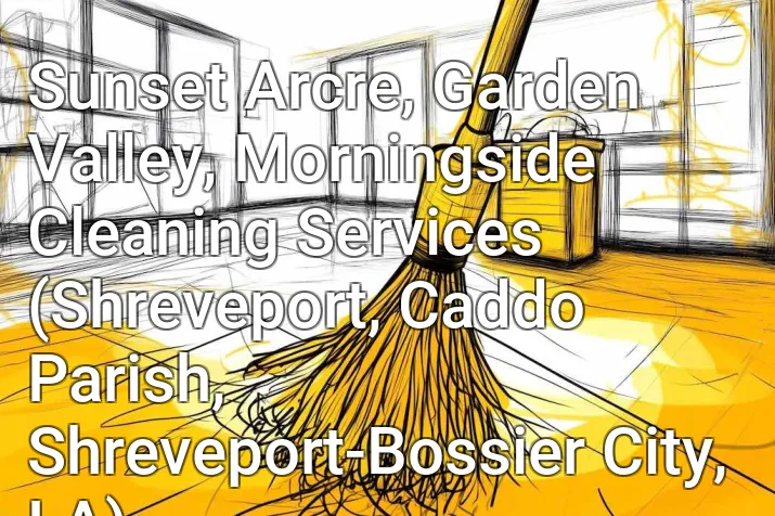 Sunset Arcre, Garden Valley, Morningside Cleaning Services (Shreveport, Caddo Parish, Shreveport-Bossier City, LA)