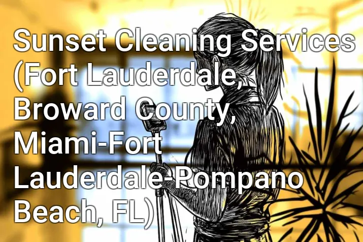 Sunset Cleaning Services (Fort Lauderdale, Broward County, Miami-Fort Lauderdale-Pompano Beach, FL)