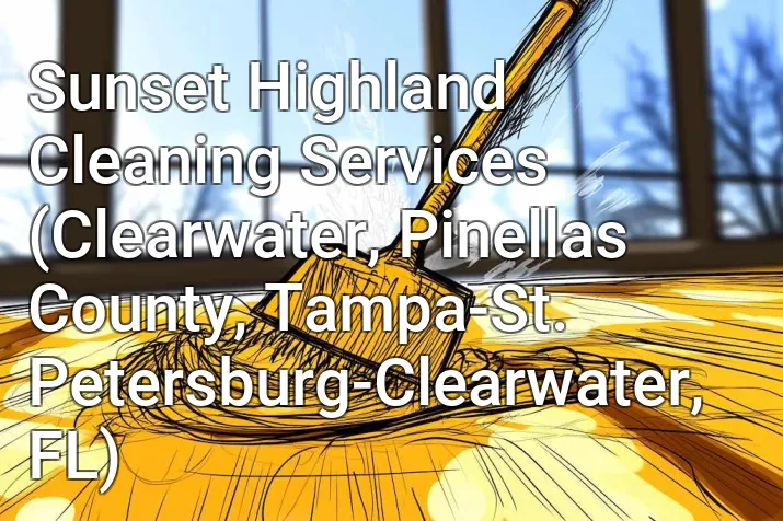 Sunset Highland Cleaning Services (Clearwater, Pinellas County, Tampa-St. Petersburg-Clearwater, FL)