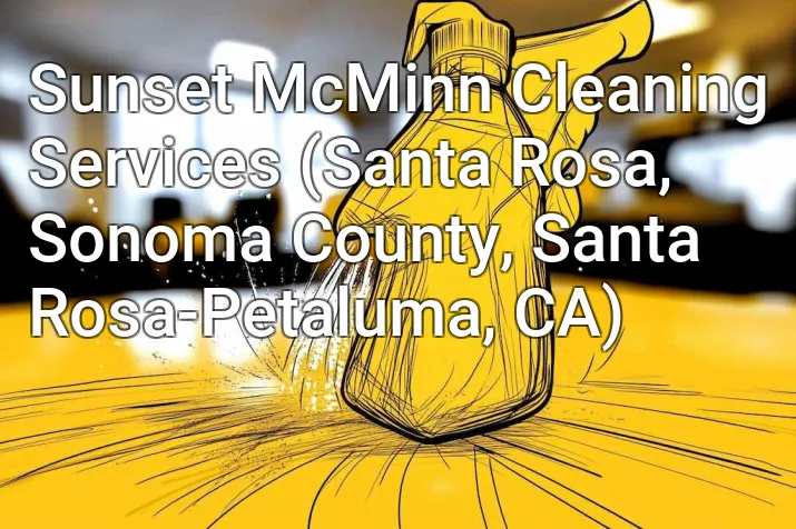 Sunset McMinn Cleaning Services (Santa Rosa, Sonoma County, Santa Rosa-Petaluma, CA)