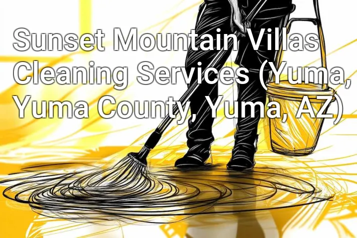 Sunset Mountain Villas Cleaning Services (Yuma, Yuma County, Yuma, AZ)