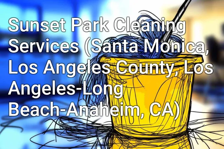 Sunset Park Cleaning Services (Santa Monica, Los Angeles County, Los Angeles-Long Beach-Anaheim, CA)