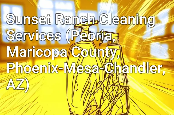Sunset Ranch Cleaning Services (Peoria, Maricopa County, Phoenix-Mesa-Chandler, AZ)