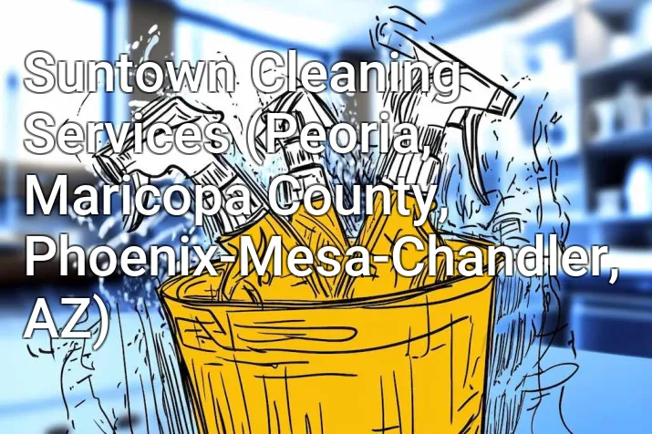 Suntown Cleaning Services (Peoria, Maricopa County, Phoenix-Mesa-Chandler, AZ)