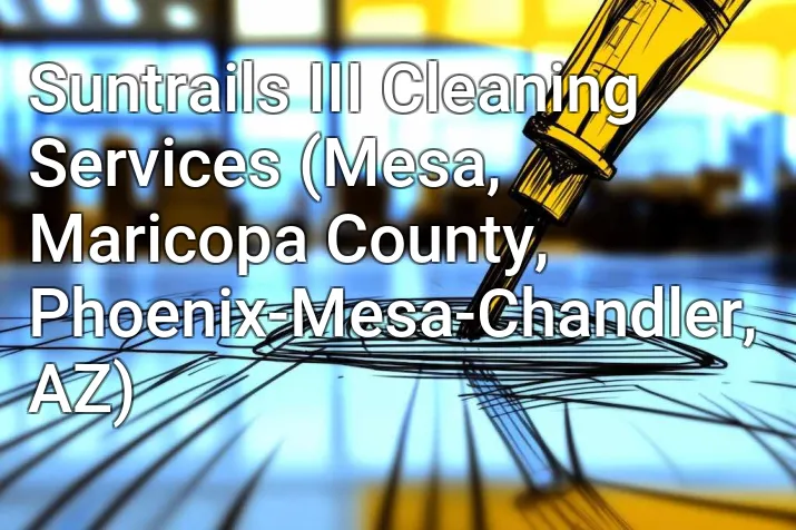 Suntrails III Cleaning Services (Mesa, Maricopa County, Phoenix-Mesa-Chandler, AZ)