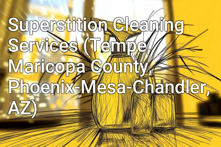 Superstition Cleaning Services (Tempe, Maricopa County, Phoenix-Mesa-Chandler, AZ)