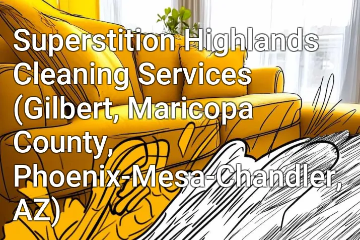 Superstition Highlands Cleaning Services (Gilbert, Maricopa County, Phoenix-Mesa-Chandler, AZ)
