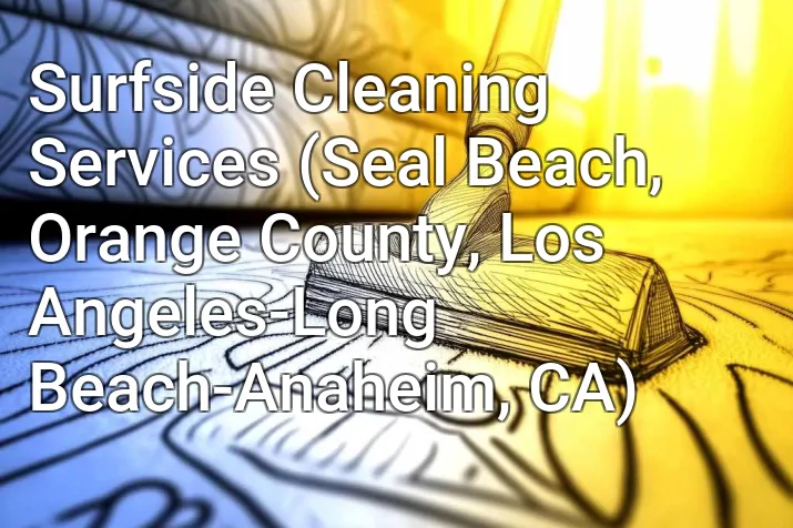 Surfside Cleaning Services (Seal Beach, Orange County, Los Angeles-Long Beach-Anaheim, CA)