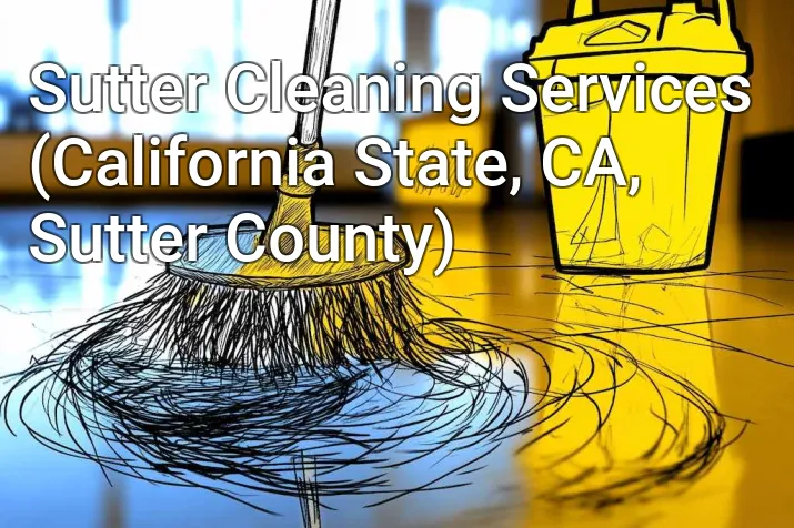 Sutter Cleaning Services (California State, CA, Sutter County)