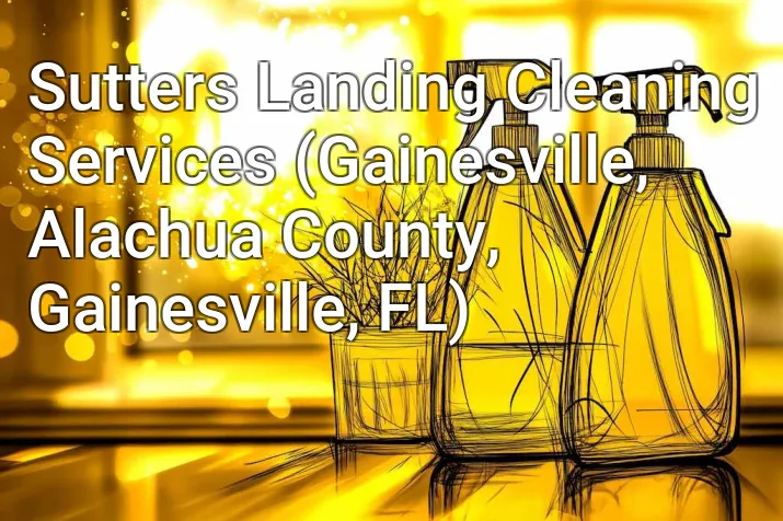 Sutters Landing Cleaning Services (Gainesville, Alachua County, Gainesville, FL)