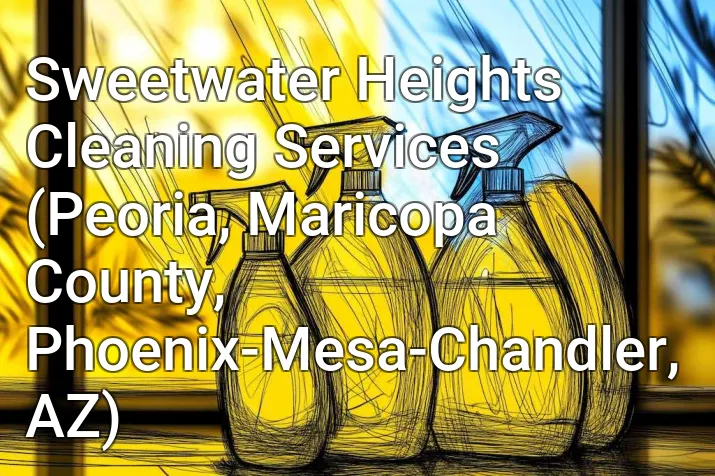 Sweetwater Heights Cleaning Services (Peoria, Maricopa County, Phoenix-Mesa-Chandler, AZ)