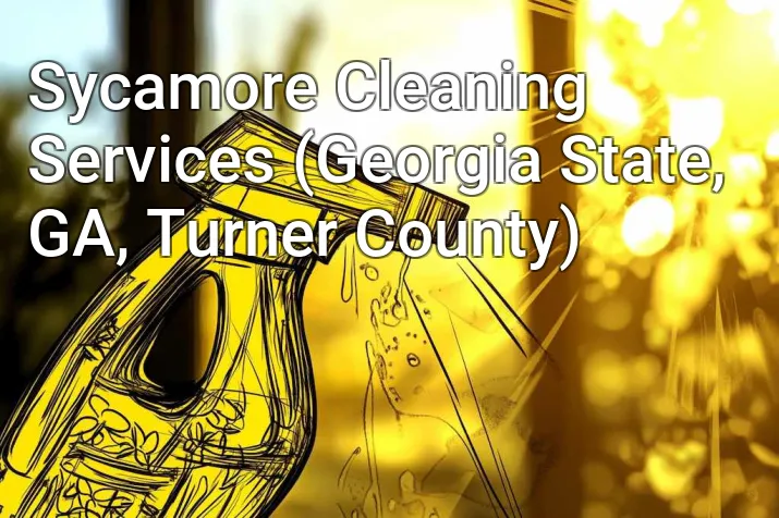 Sycamore Cleaning Services (Georgia State, GA, Turner County)