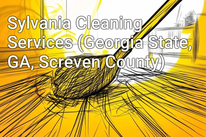 Sylvania Cleaning Services (Georgia State, GA, Screven County)