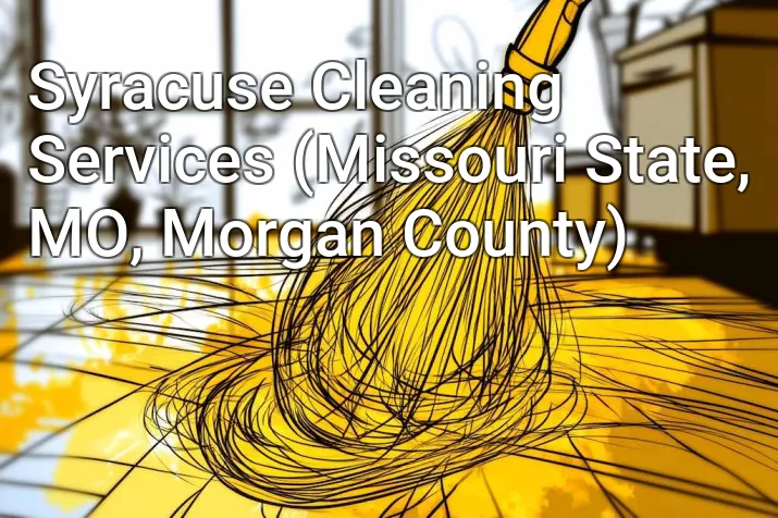 Syracuse Cleaning Services (Missouri State, MO, Morgan County)