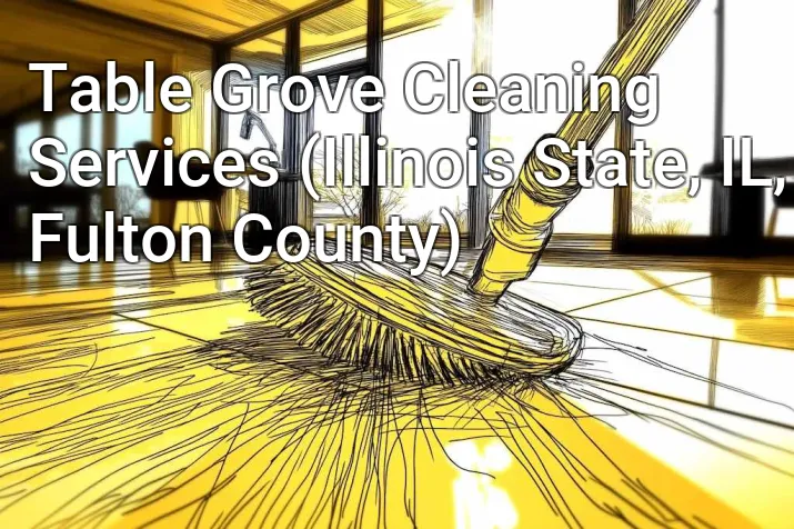 Table Grove Cleaning Services (Illinois State, IL, Fulton County)