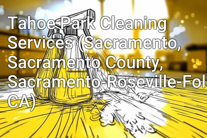 Tahoe Park Cleaning Services (Sacramento, Sacramento County, Sacramento-Roseville-Folsom, CA)