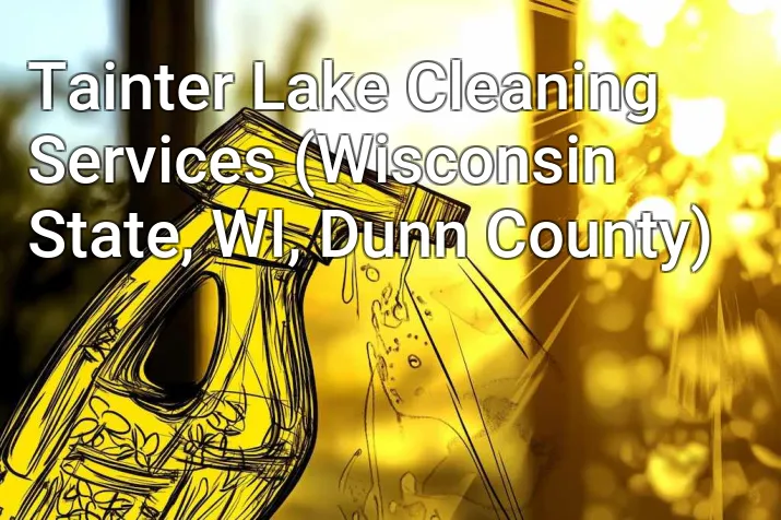 Tainter Lake Cleaning Services (Wisconsin State, WI, Dunn County)
