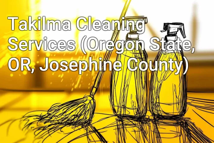 Takilma Cleaning Services (Oregon State, OR, Josephine County)