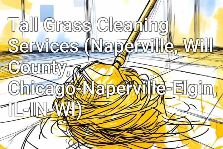 Tall Grass Cleaning Services (Naperville, Will County, Chicago-Naperville-Elgin, IL-IN-WI)