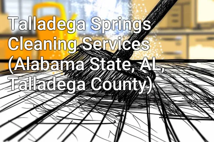 Talladega Springs Cleaning Services (Alabama State, AL, Talladega County)